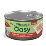 Oasy Natury Soft Jelly Lattina 150g - Pollo con Anatra e Verdure