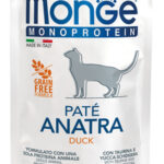 Monge Monoprotein Patè Bustine 85g - Anatra - Adult