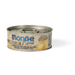 Monge Natural Lattina 80g - Tonno , Petto di Pollo e Mais