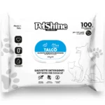 Salviette Detergenti Pet Shine 100pcs - Talco