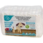 LeoPet Pannolini a Fascia per Cani Maschi 12pz - L