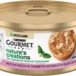 Gourmet Nature's Creations 70g - Fiocchi di Tonnetto con Pesce Bianco - Gelèe