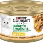 Gourmet Nature's Creations 85g - Filettini di Tacchino , Spinaci e Pastinaca