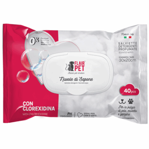 Flair Pet Salviette Detergenti Profumate 40pz