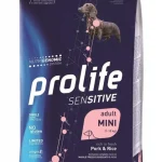 Prolife Sensitive Adult Mini Maiale e Riso - 2kg