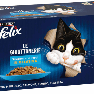 Purina Felix Multipack Le Ghiottonerie Selezioni con Pesci 45x80g