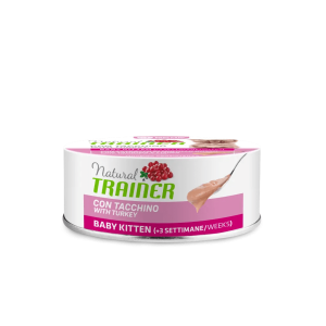 Natural Trainer Baby Kitten con Tacchino 80g