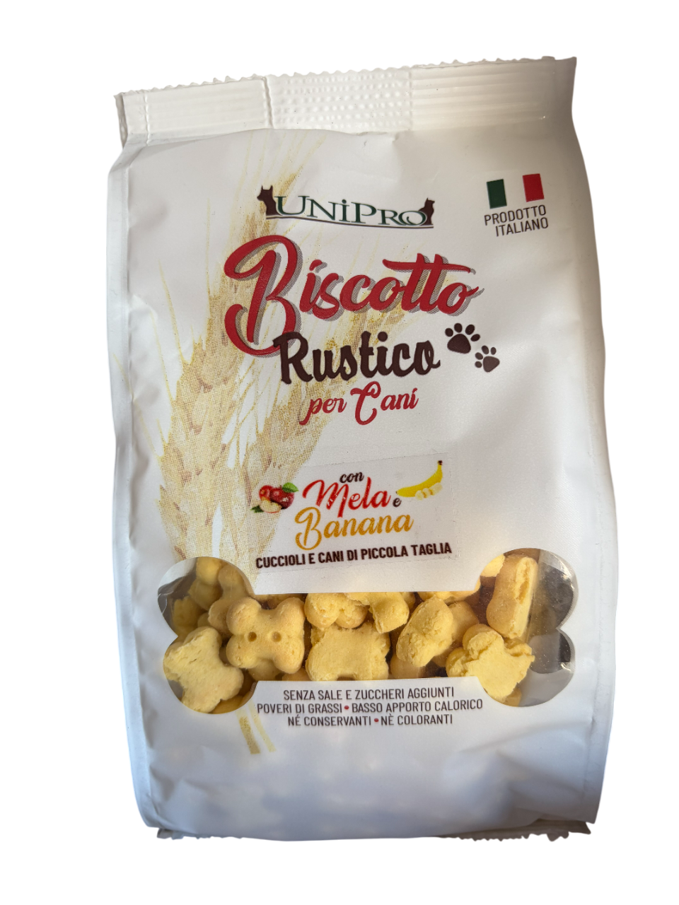 Unipro - Biscotto Rustico Puppy Mela e Banana 300g