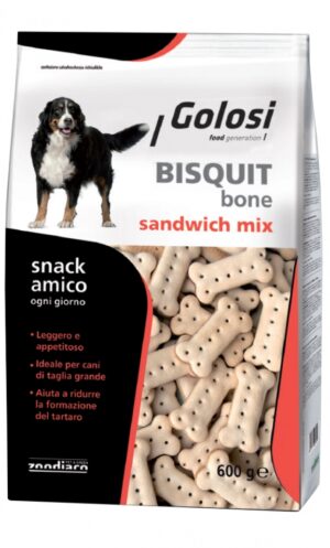 Golosi Biscotti Sandwich Mix per Cani - 600g