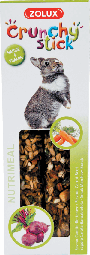 Crunchy Stick Conigli con Carote e Barbabietole 115g