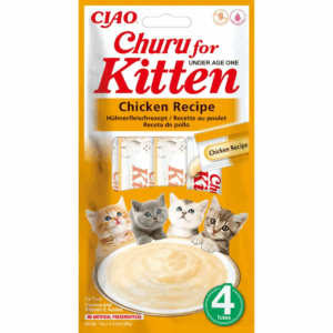 Churu Snack Cremoso Kitten con Pollo 4x14g