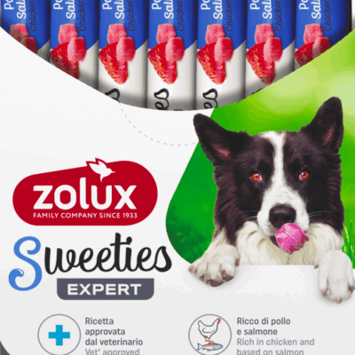 Zolux Sweeties Dog Salmone e Pollo 7x14g