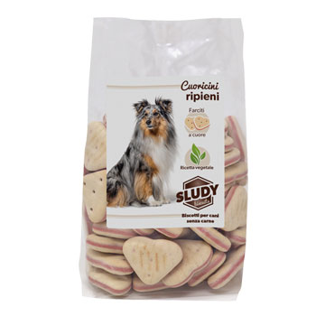Sludy Biscotti Cuoricini Ripieni 500G