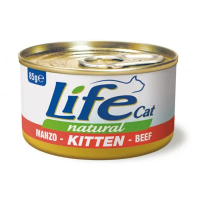 LifeCat Kitten Manzo 85g